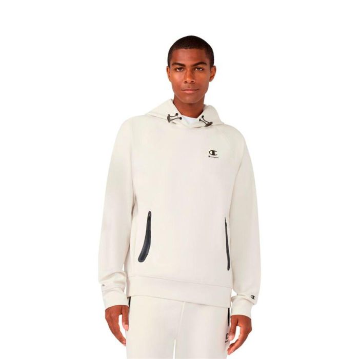 Sudadera con Capucha Hombre Champion C-Tech Blanco 4