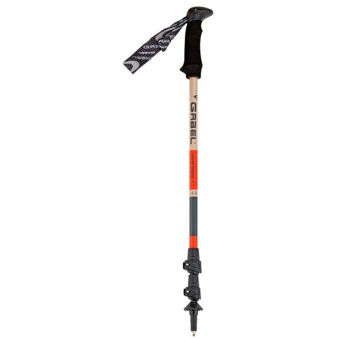 Bastón Trekking Gabel Mont Blanc Fl 4.0 Rojo 3