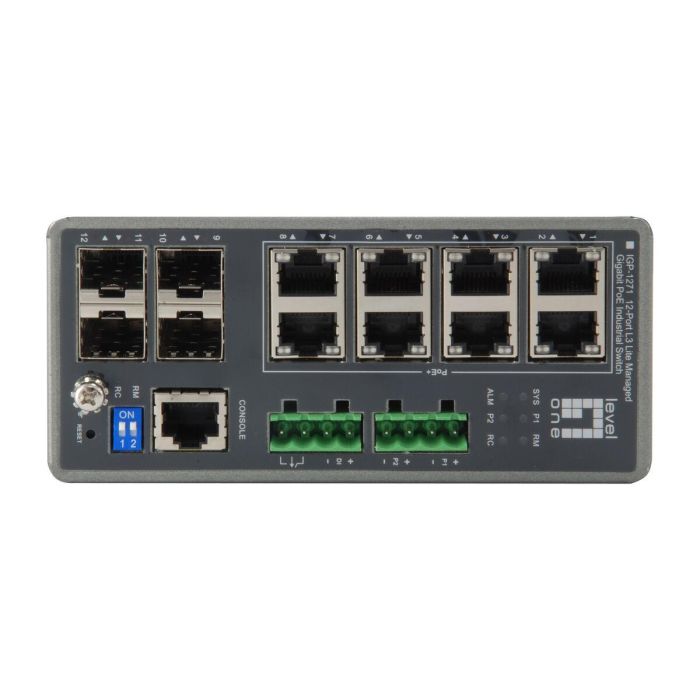 Level One Switch 8x GE 8xPoE+ 4xGSFP 240W 1
