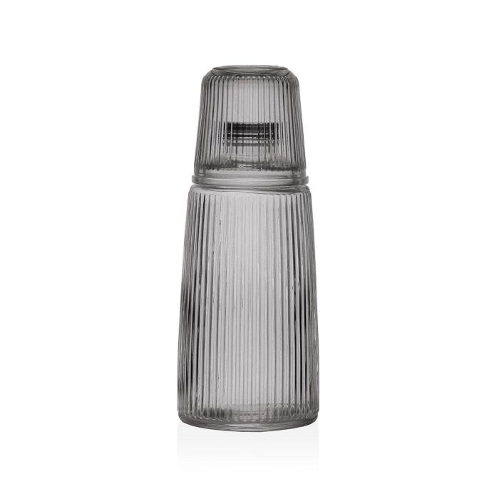 Botella de Agua Versa Negro Vidrio Aluminio 10,3 x 26 x 10,3 cm 1