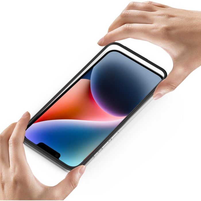 4smarts 541358 Set de Protección Premium 360 para iPhone SE (4.Gen.) Resistente a Golpes y Rayones Transparente Vidrio Templado TPU 2