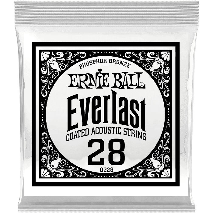 Ernie Ball Cuerda Acústica Everlast Coated Phosphor/Bronze 028