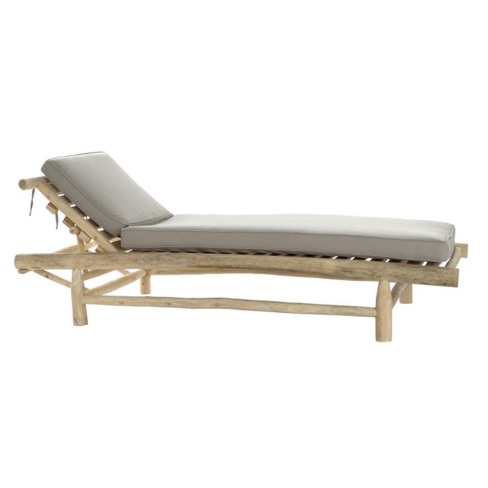 Tumbona Balines DKD Home Decor Natural Gris 209 x 36 x 86 cm Tumbona Balines DKD Home Decor Natural Gris 209 x 36 x 86 cm