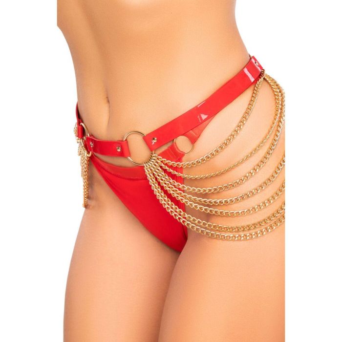Conjunto de Lencería Kinky Diva Rojo (XL) (S/L) 0 Conjunto de Lencería Kinky Diva Rojo (XL) (S/L) 0