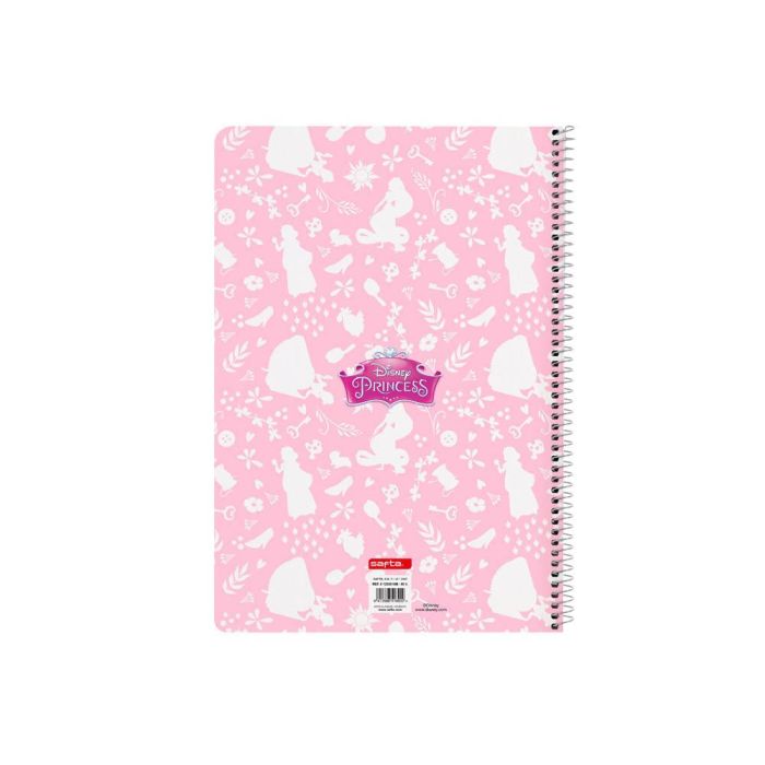 Libreta Disney Princess Magical Beige Rosa A4 80 Hojas 1