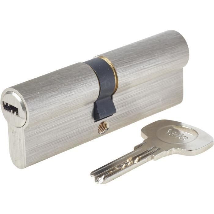 Yale Cilindro de Cierre Desmontable para Puerta Exterior, Seguridad Avanzada 6 Pines, 4 Llaves Reversibles, 40x45mm