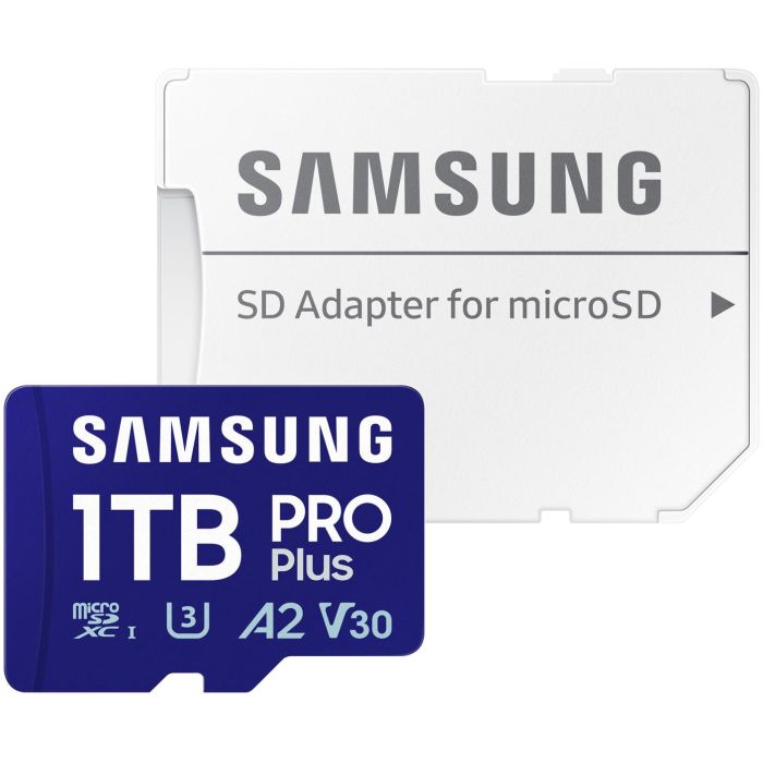 Samsung MB-MD1T0SA/EU Tarjeta de Memoria PRO Plus 1TB microSDXC UHS-I U3 V30 A2 180MB/s 2