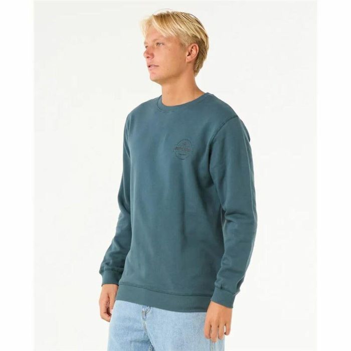 Sudadera sin Capucha Hombre Rip Curl Stapler Crew Azul 3