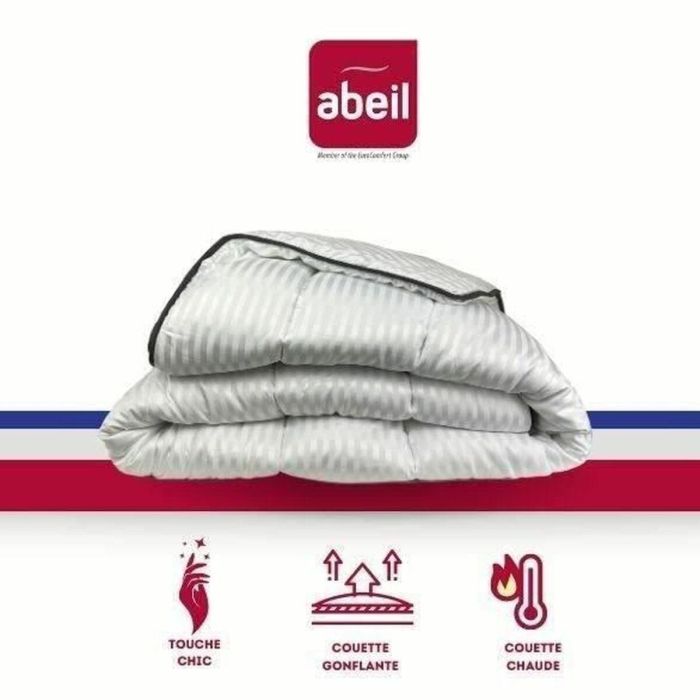 Abeil Edredón Hotel Comfort para invierno, extra cálido de microfibra con relleno 100% poliéster, 240 x 260 cm, negro, 400 gr/m² 3 Abeil Edredón Hotel Comfort para invierno, extra cálido de microfibra con relleno 100% poliéster, 240 x 260 cm, negro, 400 gr/m² 3