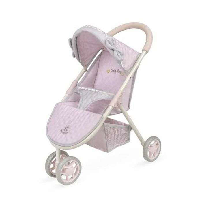 Decuevas Silla de Muñeca Sophie, 3 Ruedas, para Muñecas de hasta 50 cm, Metal, Plástico, Poliéster, Edad Mínima 3 Años Decuevas Silla de Muñeca Sophie, 3 Ruedas, para Muñecas de hasta 50 cm, Metal, Plástico, Poliéster, Edad Mínima 3 Años