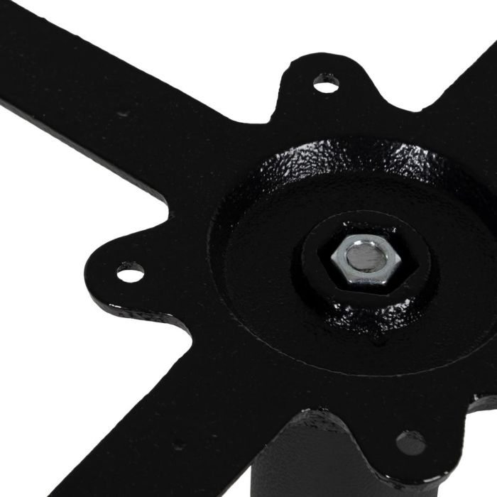 Patas para Mesa Negro-Oro Hierro Salón 45 X 45 X 72 cm