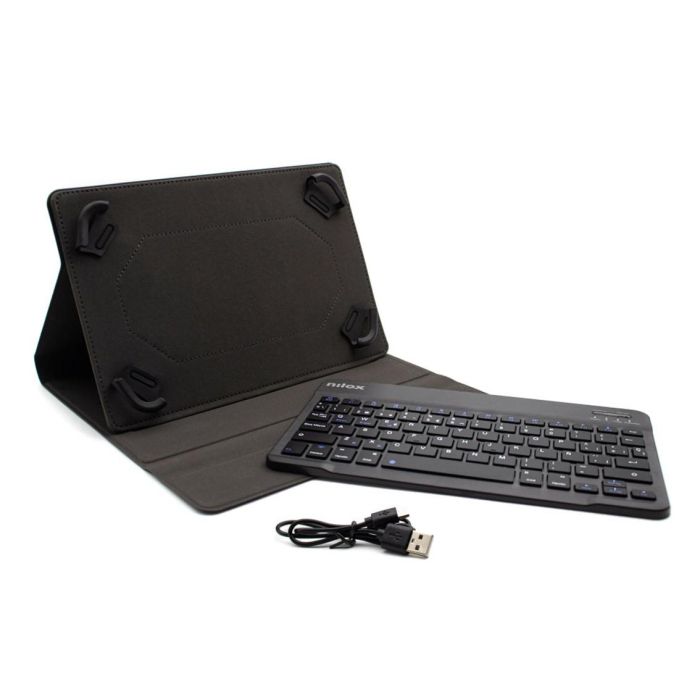 Nilox Funda con Teclado Bluetooth Extraíble para Tablet 9.7" a 10.5" - Negro 3
