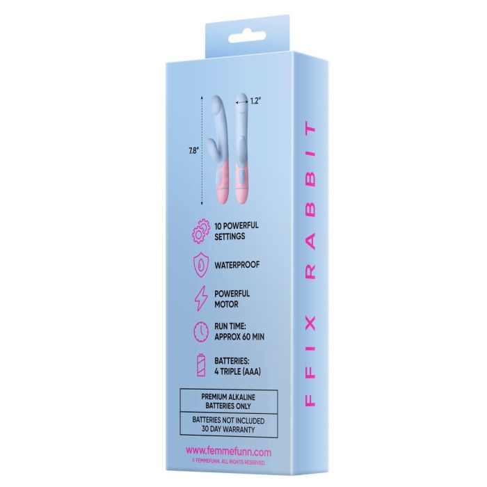 Vibrador Punto G FemmeFunn Ffix Azul 6 Vibrador Punto G FemmeFunn Ffix Azul 6