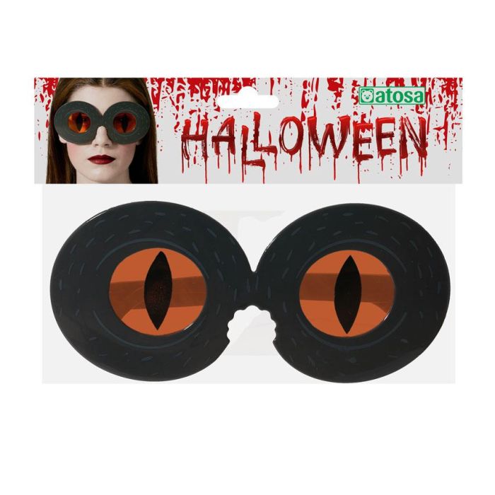 Gafas Monstruo Con Ojos De Reptil En Color Naranja Para Halloween - Accesorio para disfraz 1 Gafas Monstruo Con Ojos De Reptil En Color Naranja Para Halloween - Accesorio para disfraz 1