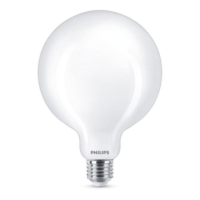 Bombilla globo led e27 13w 2000lm 4000k luz dia ø12,4x17,7cm philips