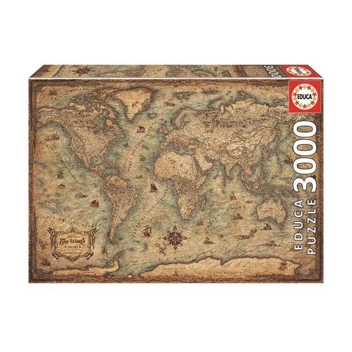 Puzzle 3000 mapamundi Puzzle 3000 mapamundi