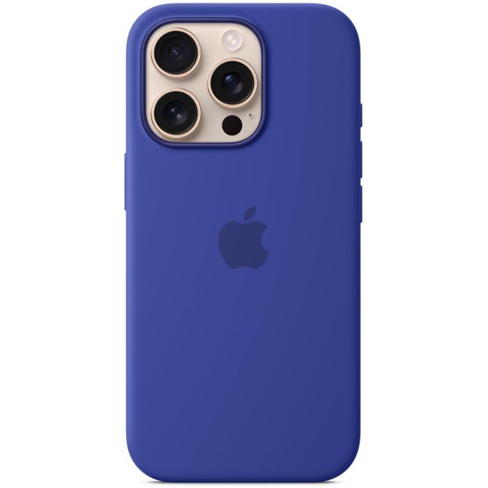 Apple Funda de Silicona con MagSafe para iPhone 16 Pro, Color Ultramarino - Protección Resistente y Ajuste Perfecto