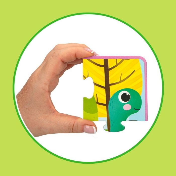 Puzzle Infantil Lisciani Giochi 16 x 0,1 x 16 cm Táctil 24 Piezas 4 Piezas (6 Unidades) 2