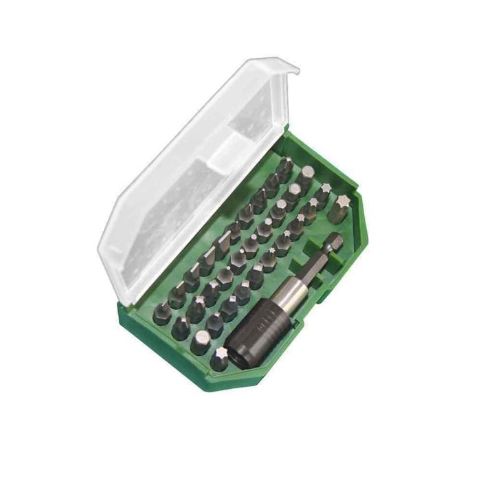 Mota Juego de puntas 1/4"x25mm 32 piezas B33 - Philips/Pozidriv/Torx/Planas/Cuadradas/Hexagonales 0 Mota Juego de puntas 1/4"x25mm 32 piezas B33 - Philips/Pozidriv/Torx/Planas/Cuadradas/Hexagonales 0