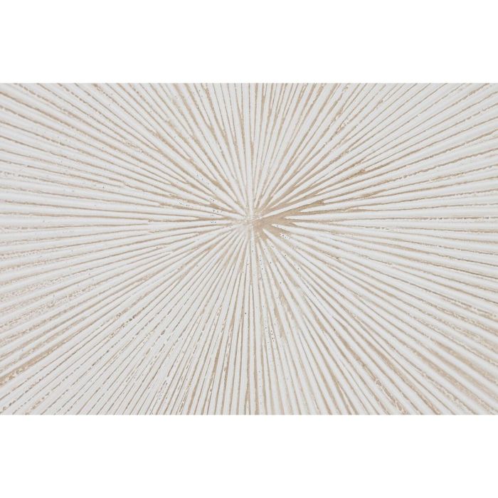 Decoracion Pared Moderno DKD Home Decor Blanco Rozado 3 x 89 x 89 cm 2