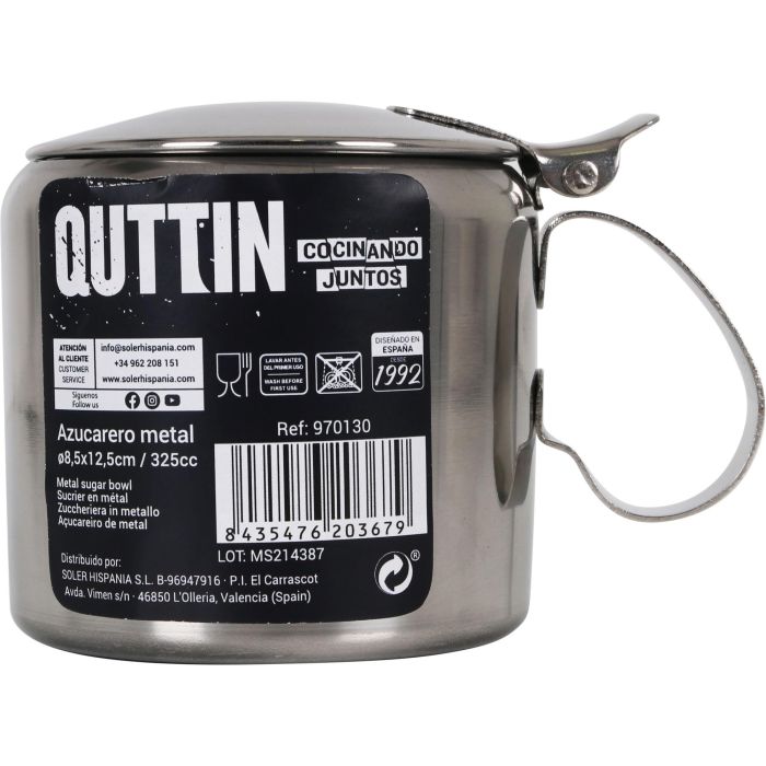 Azucarero de Metal Quttin 325 cc (12 Unidades) 1