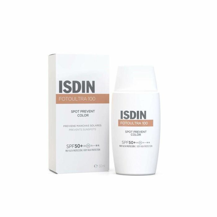 Isdin Foto Ultra 100 Protector Solar Facial Con Color Previene Las Manchas Solares Spf50+ Isdin Foto Ultra 100 Protector Solar Facial Con Color Previene Las Manchas Solares Spf50+