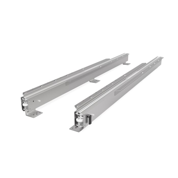 Pottker Kombi 77 H93 1200 Guía Extensible de 500mm con Freno Bidireccional, para 4 Tableros, Carga 115 kg, 3 Patas