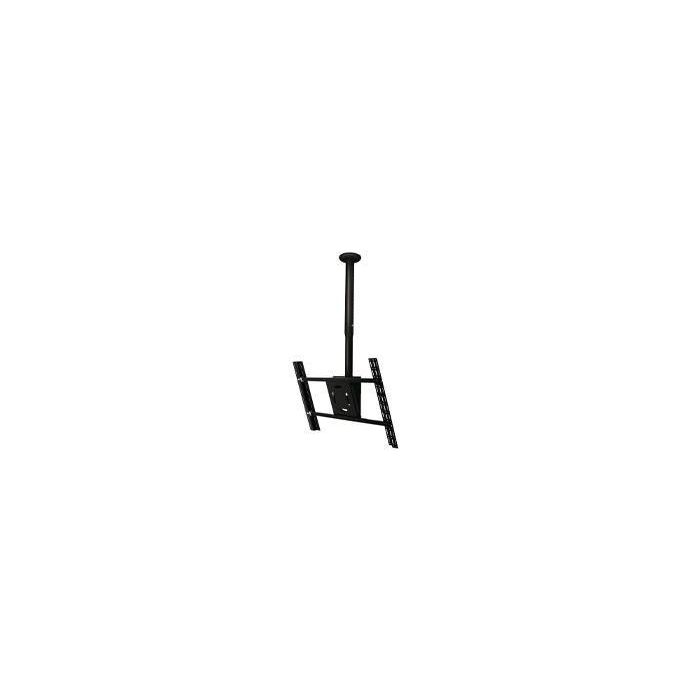 B-Tech Adjustable Drop Flat Screen Ceiling Mount with Tilt, up to 65", 70kg max, up to 600 x 400, Black B-Tech Adjustable Drop Flat Screen Ceiling Mount with Tilt, up to 65", 70kg max, up to 600 x 400, Black