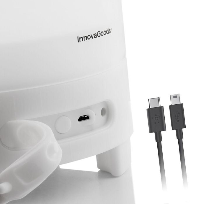 Cubitera LED con Altavoz Recargable Sonice InnovaGoods 13 Cubitera LED con Altavoz Recargable Sonice InnovaGoods 13
