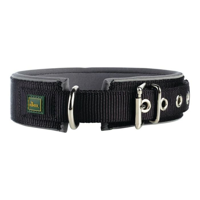 Collar para Perro Hunter Neoprene Reflect Negro (39-46 cm)