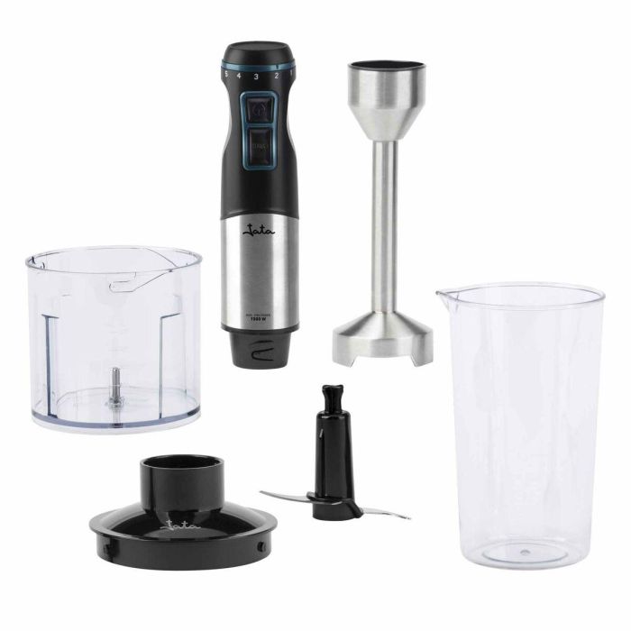 Batidora de Mano Multifunción con Accesorios JATA JEBT1791 Negro 1500 W 6 Batidora de Mano Multifunción con Accesorios JATA JEBT1791 Negro 1500 W 6