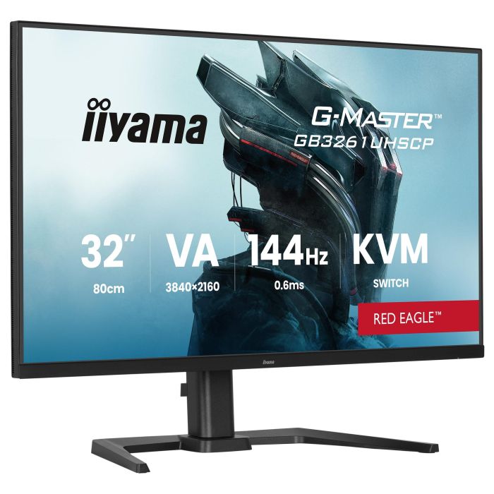 iiyama G-MASTER GB3261UHSCP-B1 Monitor 31.5" 80 cm 4K UHD VA 144Hz 0.6ms USB-C 95W VESA Negro 2 iiyama G-MASTER GB3261UHSCP-B1 Monitor 31.5" 80 cm 4K UHD VA 144Hz 0.6ms USB-C 95W VESA Negro 2