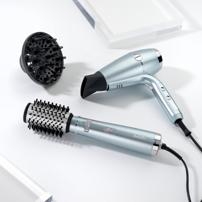 Babyliss AS773E Cepillo de Aire Giratorio Hydro-Fusion Big Hair 50mm con Tecnología de Plasma Iónico para Volumen, Hidratación y Antifrizz 5