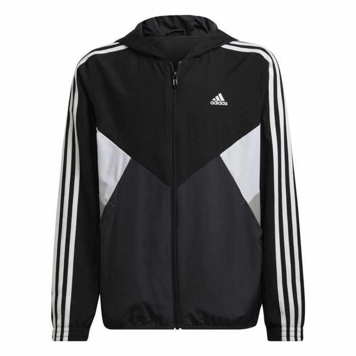 Chaqueta Deportiva para Niños Adidas Coupe-Vent Colorblock Negro 7-8 Años 0 Chaqueta Deportiva para Niños Adidas Coupe-Vent Colorblock Negro 7-8 Años 0