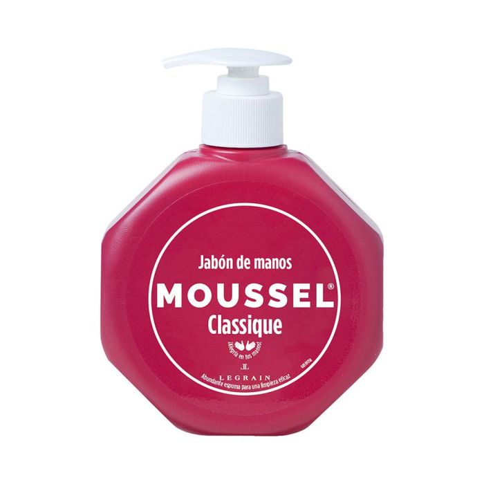 Moussel Jabón de manos Classic 300 ml con dispensador y aceites esenciales