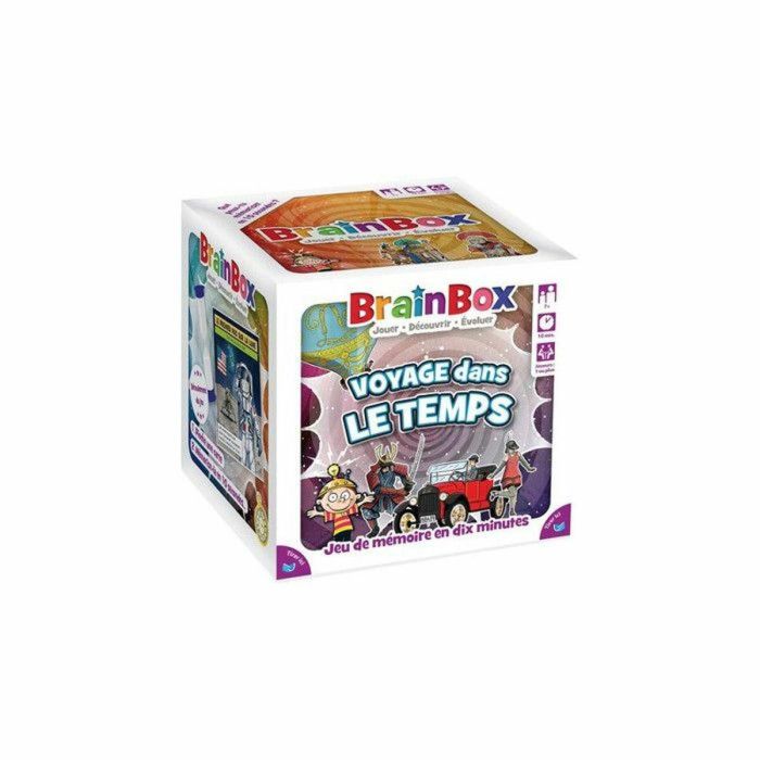 Asmodee 5025822133366 Juego de Fiesta BrainBox Viajes en el Tiempo 1 Asmodee 5025822133366 Juego de Fiesta BrainBox Viajes en el Tiempo 1