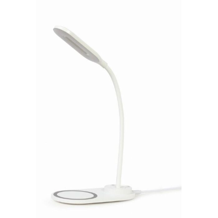Gembird TA-WPC10-LED-01-W Soporte Cargador Inalámbrico Rápido QI 10W para Smartphone Samsung, iPhone y Dispositivos Qi Certificados Blanco Gembird TA-WPC10-LED-01-W Soporte Cargador Inalámbrico Rápido QI 10W para Smartphone Samsung, iPhone y Dispositivos Qi Certificados Blanco