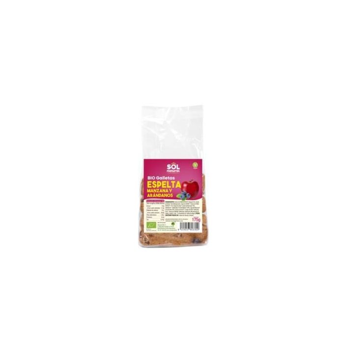 Galletas De Espelta Manzana Arandanos 175Gr. Bio Galletas De Espelta Manzana Arandanos 175Gr. Bio