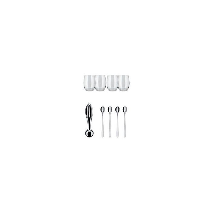Alessi GV33SET The Player Set de Accesorios para Cóctel Acero Inoxidable 18/10 Alessi GV33SET The Player Set de Accesorios para Cóctel Acero Inoxidable 18/10