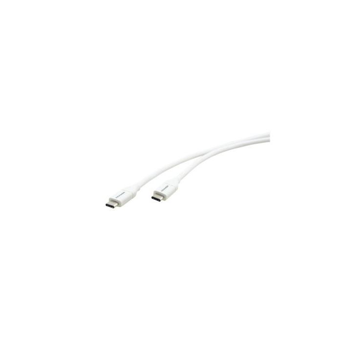 Kramer C-USB/CC-6 Cable USB 2.0 Tipo C a C 1.8 m Blanco - 96-02357006 Kramer C-USB/CC-6 Cable USB 2.0 Tipo C a C 1.8 m Blanco - 96-02357006