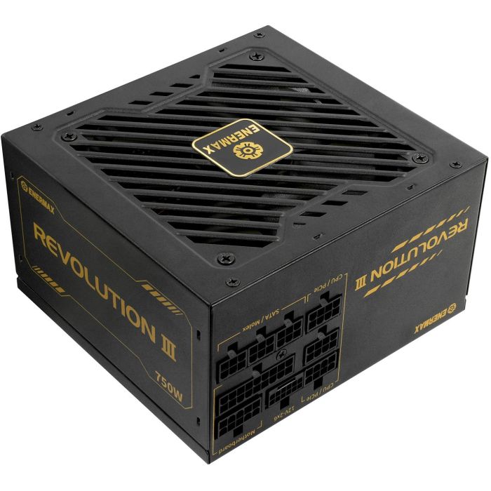 Enermax Fuente de Alimentación Revolution3 750W 80+ Gold ATX Modular ERV750G-AHG-MAC Negra 0 Enermax Fuente de Alimentación Revolution3 750W 80+ Gold ATX Modular ERV750G-AHG-MAC Negra 0