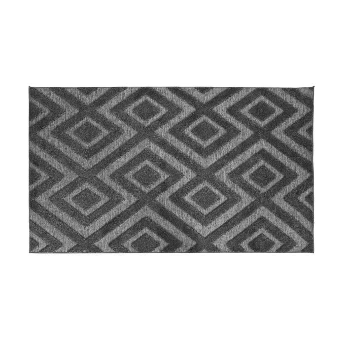 Alfombra Urban DKD Home Decor Gris Oscuro 100 x 1 x 175 cm