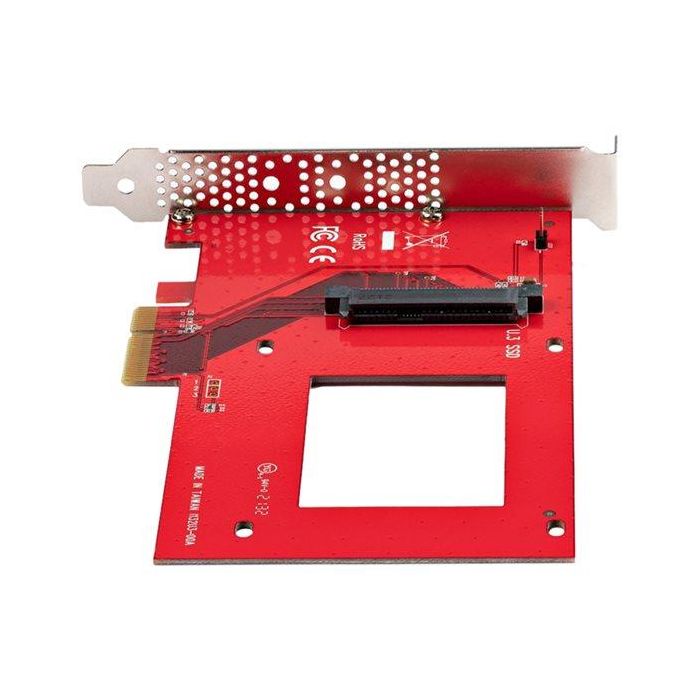 Startech.com Pex4Sff8639U3 Tarjeta Adaptadora U.3 a PCIe 4.0 x4 para SSD NVMe de 2.5" 5