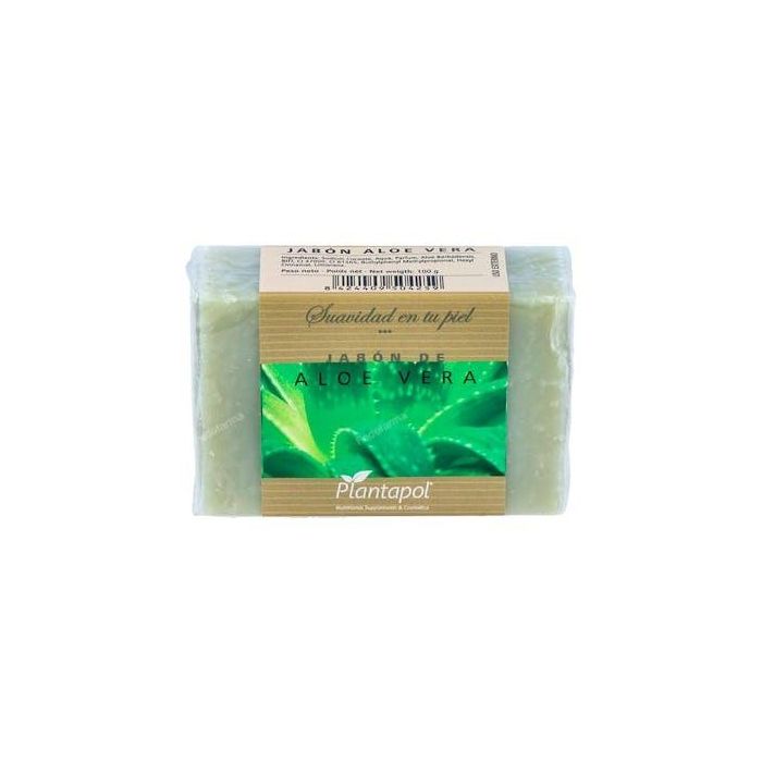 PLANTAPOL Jabón Natural Aloe Vera 100g – Hidratante y Cicatrizante para Piel