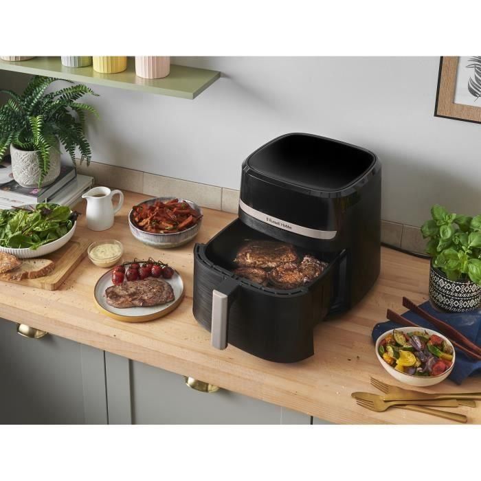 Freidora sin aceite RUSSELL HOBBS SatisFry 27630-56 - Capacidad de 8,3 L - 9 programas de cocción - 1800 W 1 Freidora sin aceite RUSSELL HOBBS SatisFry 27630-56 - Capacidad de 8,3 L - 9 programas de cocción - 1800 W 1