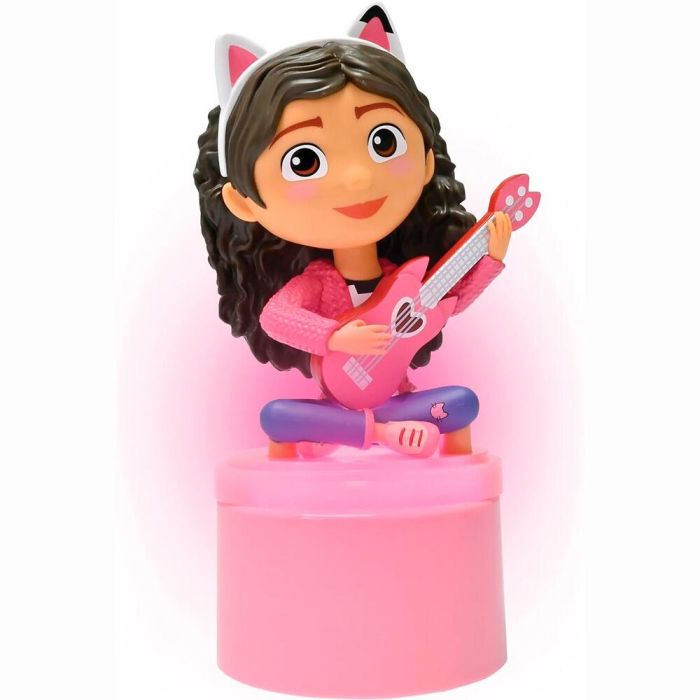 Lexibook Luz Nocturna 3D La Casa de Muñecas de Gabby, Cambio de Color Azul Amarillo Rojo Verde, 13 cm