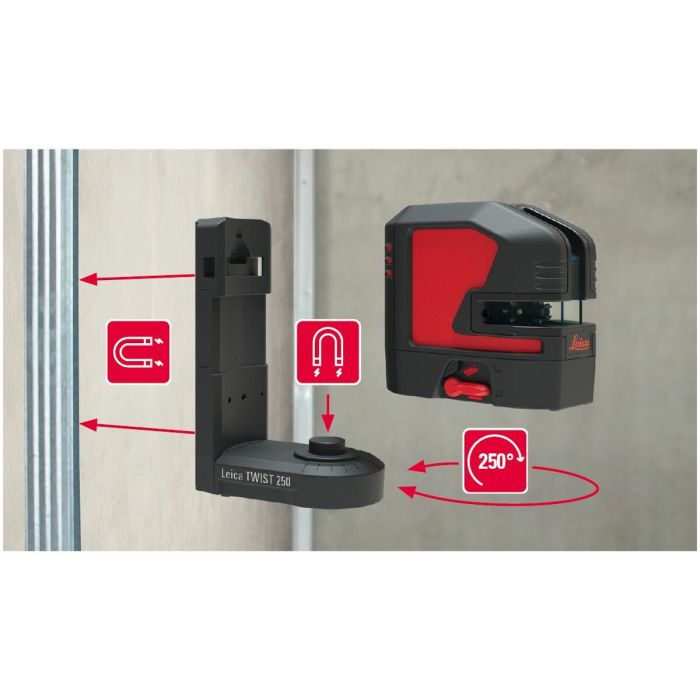 Soporte Leica Geosystems TWIST 250 Nivel láser de líneas 2 Soporte Leica Geosystems TWIST 250 Nivel láser de líneas 2