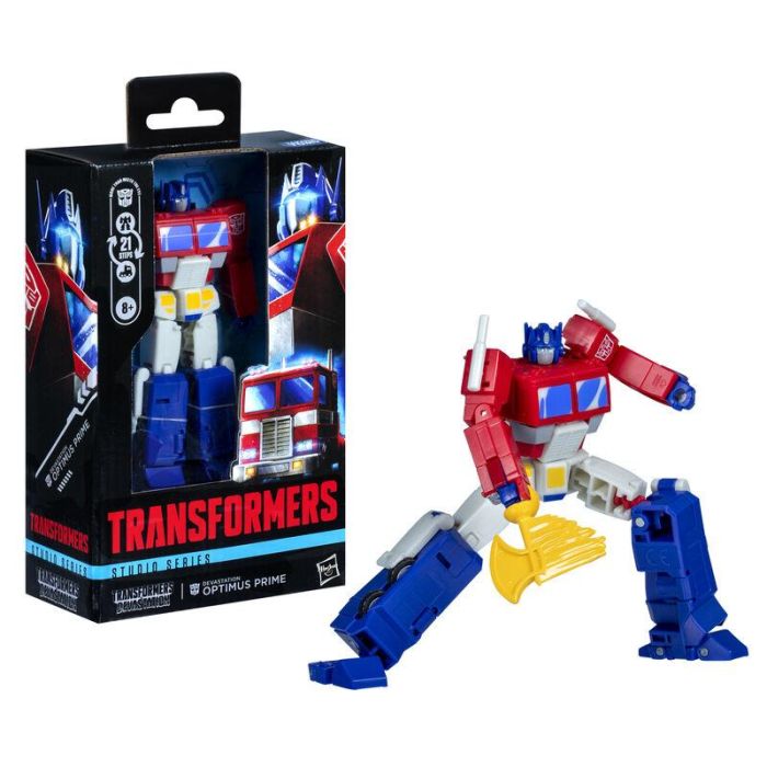 Hasbro Figura Transformers Devastation Optimus Prime Studio Series Deluxe Class Coleccionable Inspirada en Videojuego