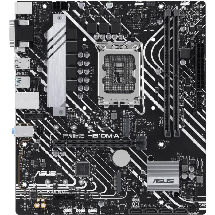 ASUS PRIME H610M-A-CSM 90MB1G20-M0EAYC Placa Base Intel H610 LGA 1700 micro ATX DDR5 para PC