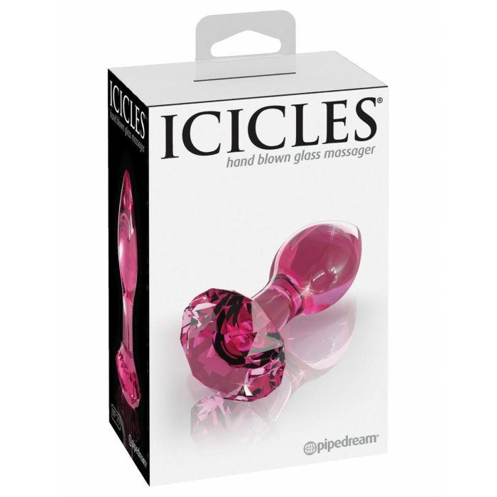 Plug Anal Pipedream Icicles Rosa 4